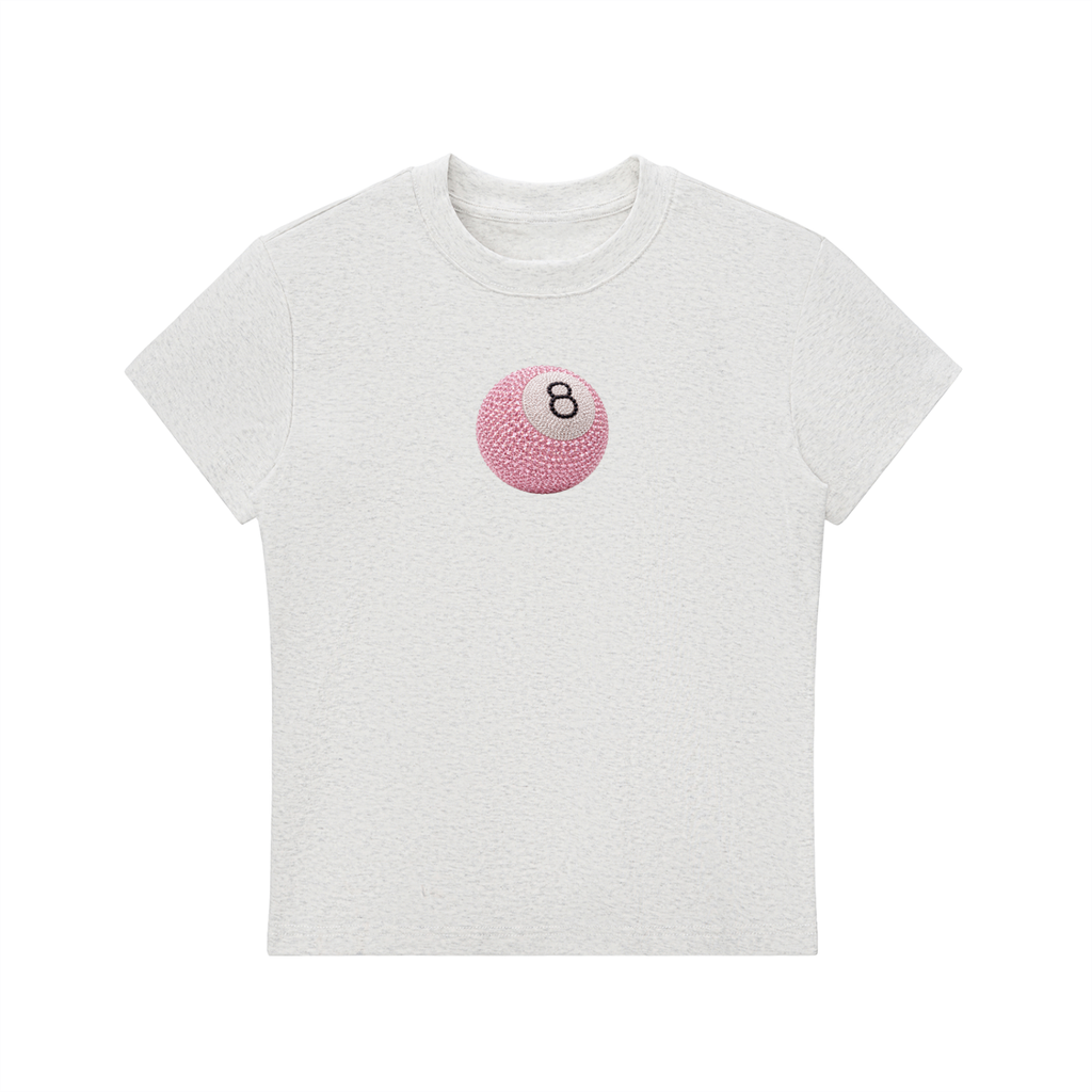 Pink Billiard Ball Baby Tee