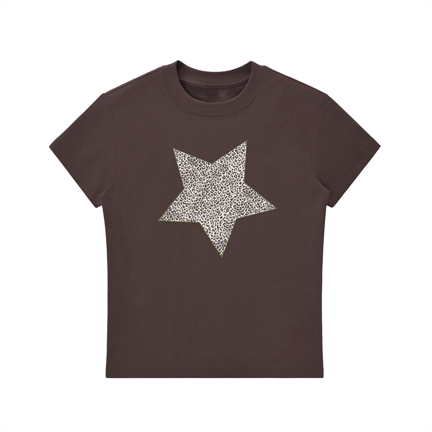 Little Leopard Star Baby Tee