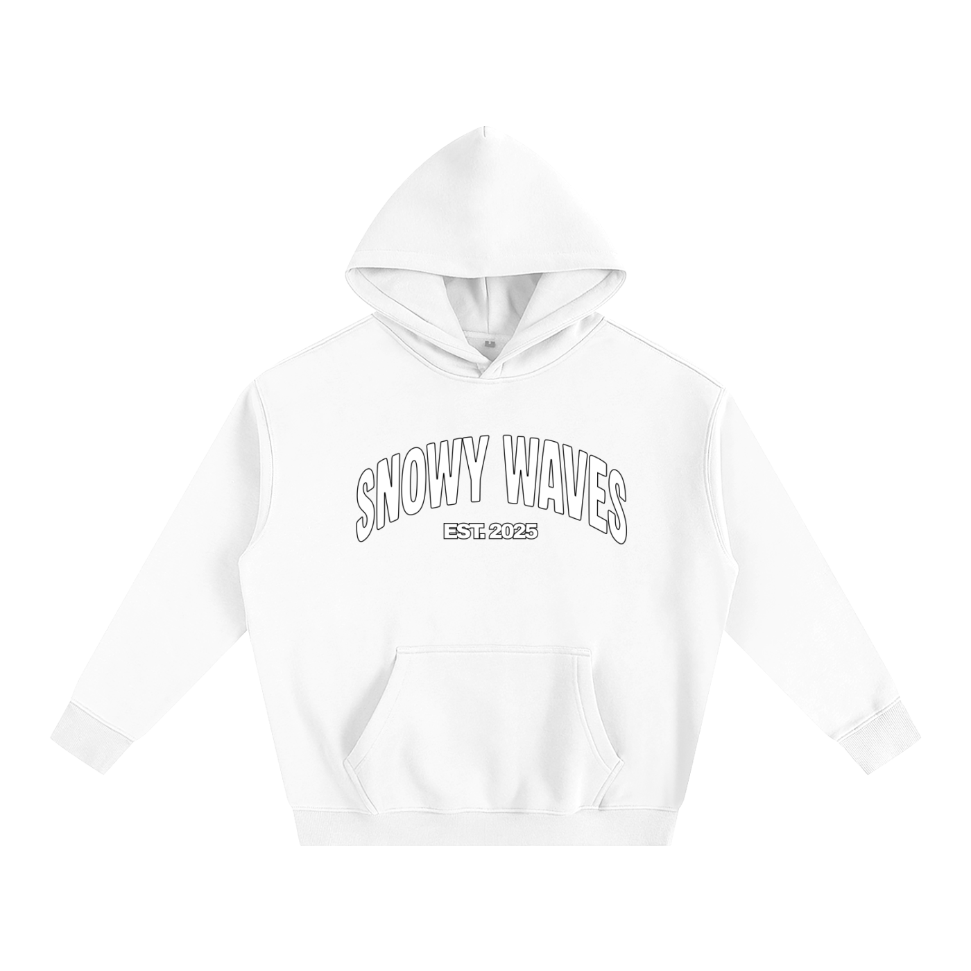 Snowy Waves Hoodie