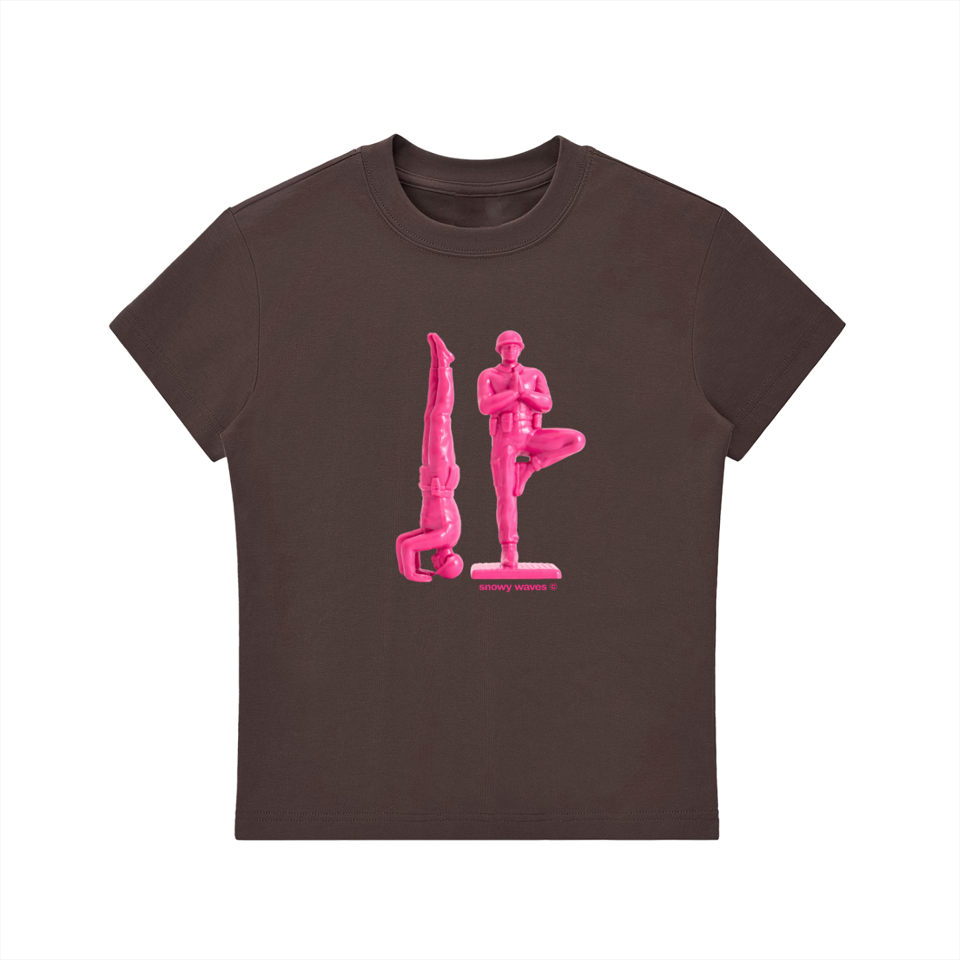 Pink Army Baby Tee