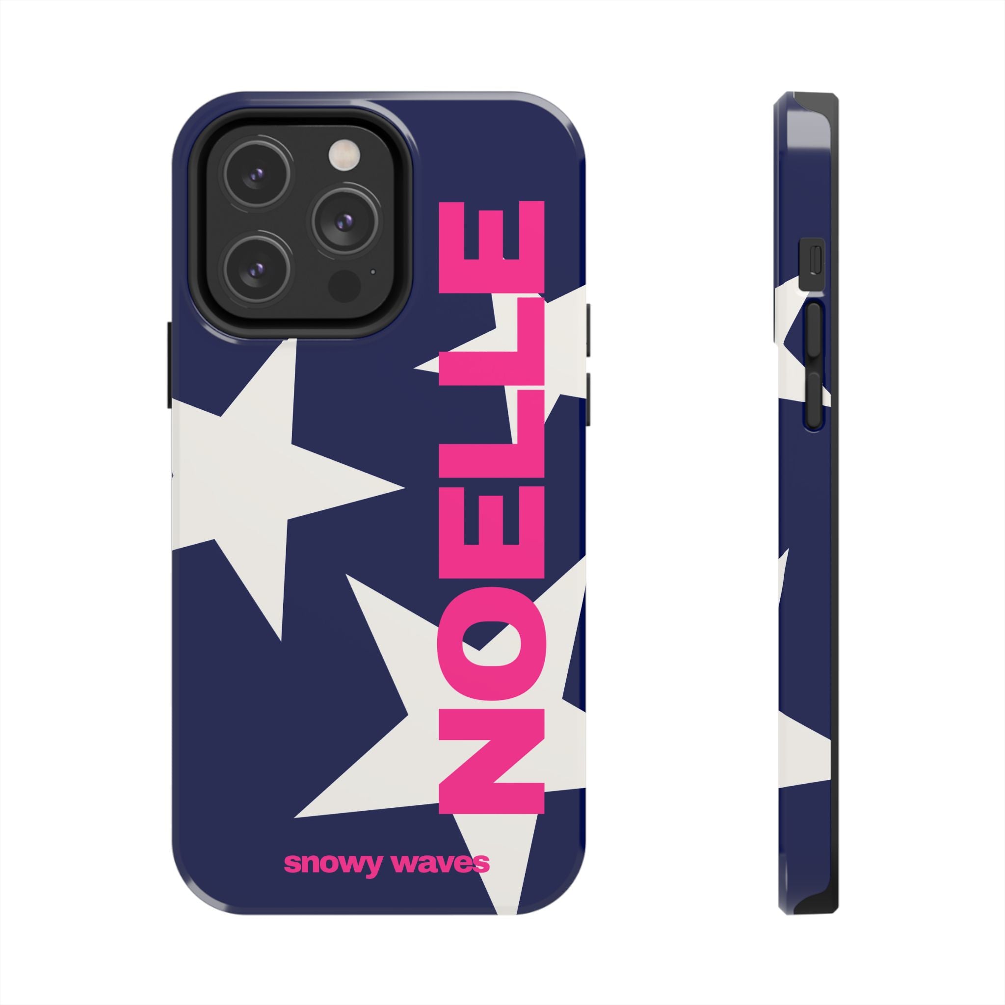 Custom White Stars and Blue Background Phone Case