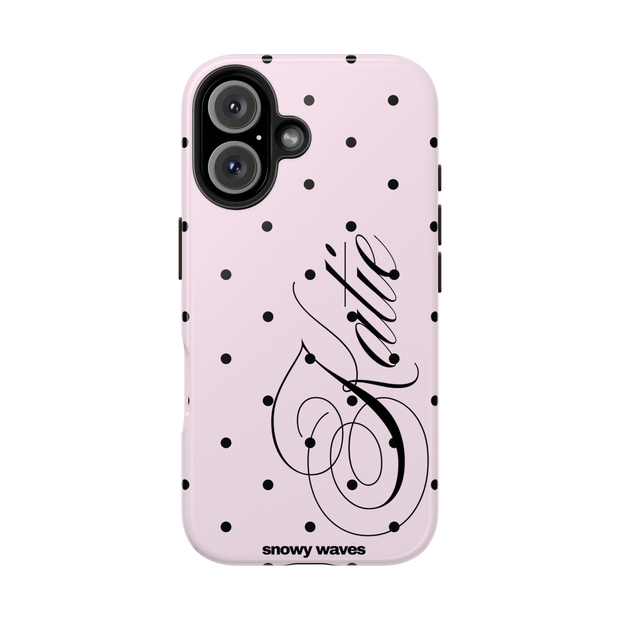Custom Pink Polka Dot Phone Case