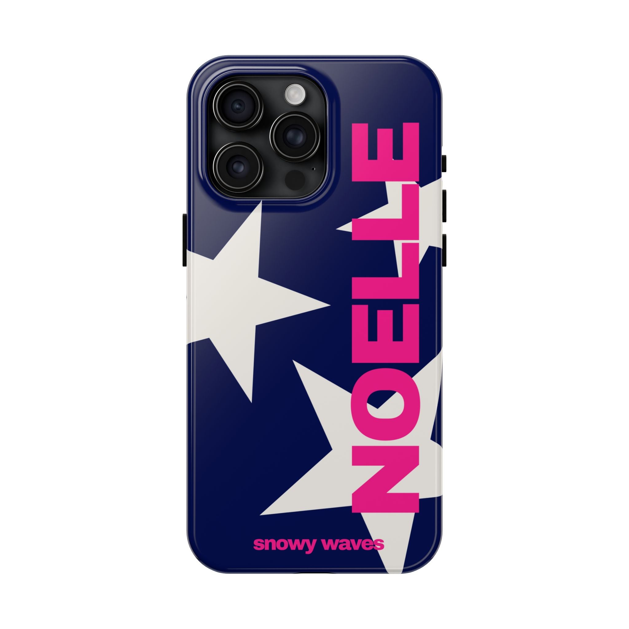 Custom White Stars and Blue Background Phone Case