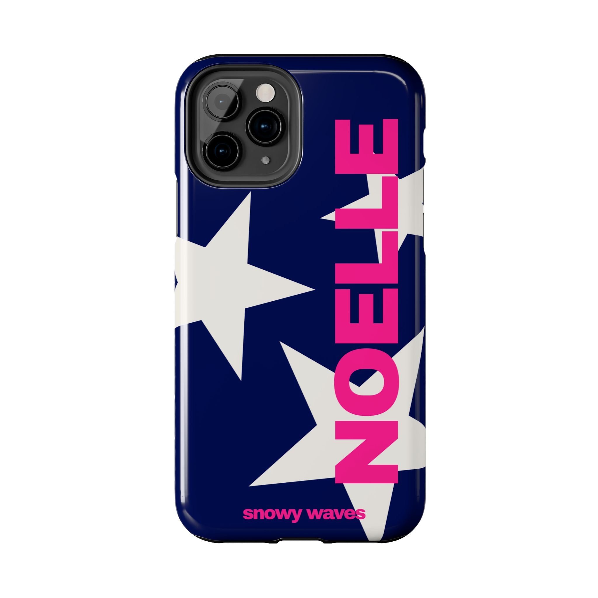 Custom White Stars and Blue Background Phone Case