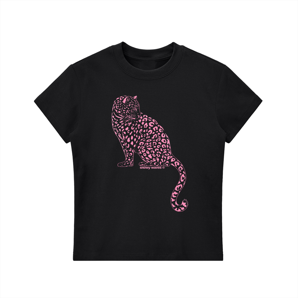 Pink Leopard Baby Tee