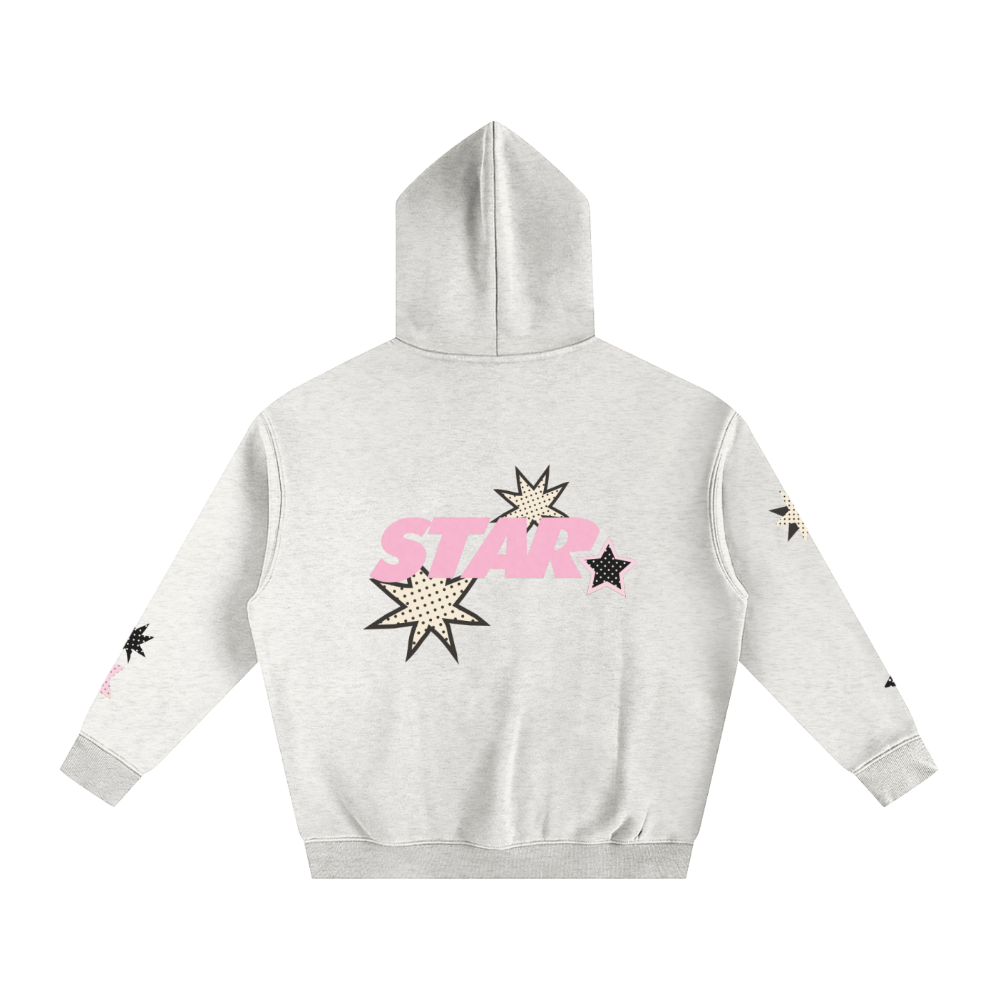Polka Dot Star Oversize Hoodie