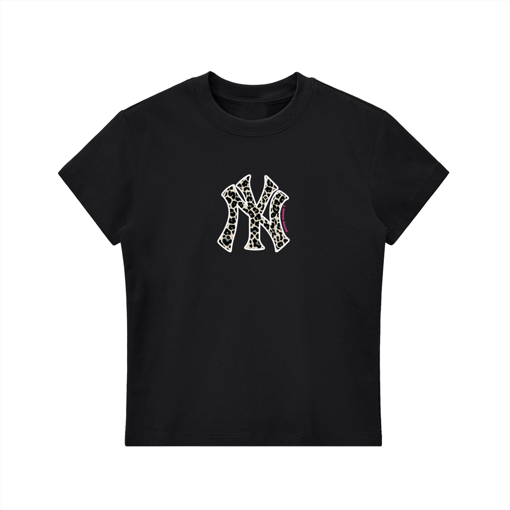 NY Leopard Baby Tee