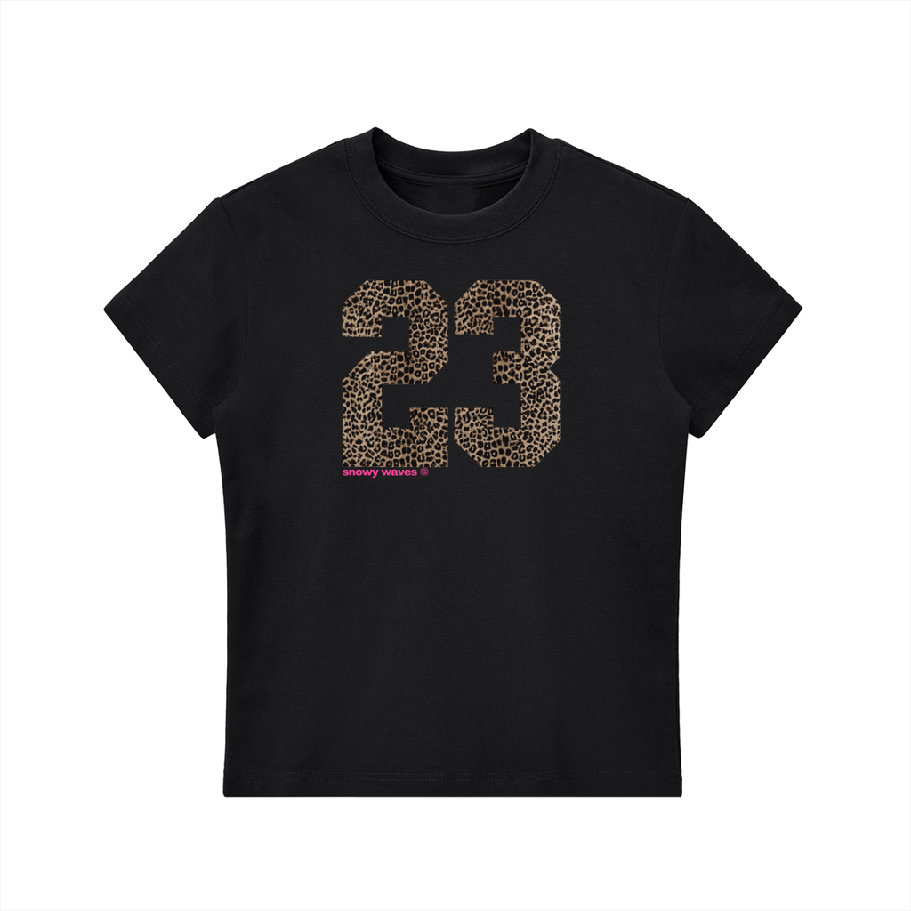 Leopard 23 Baby Tee