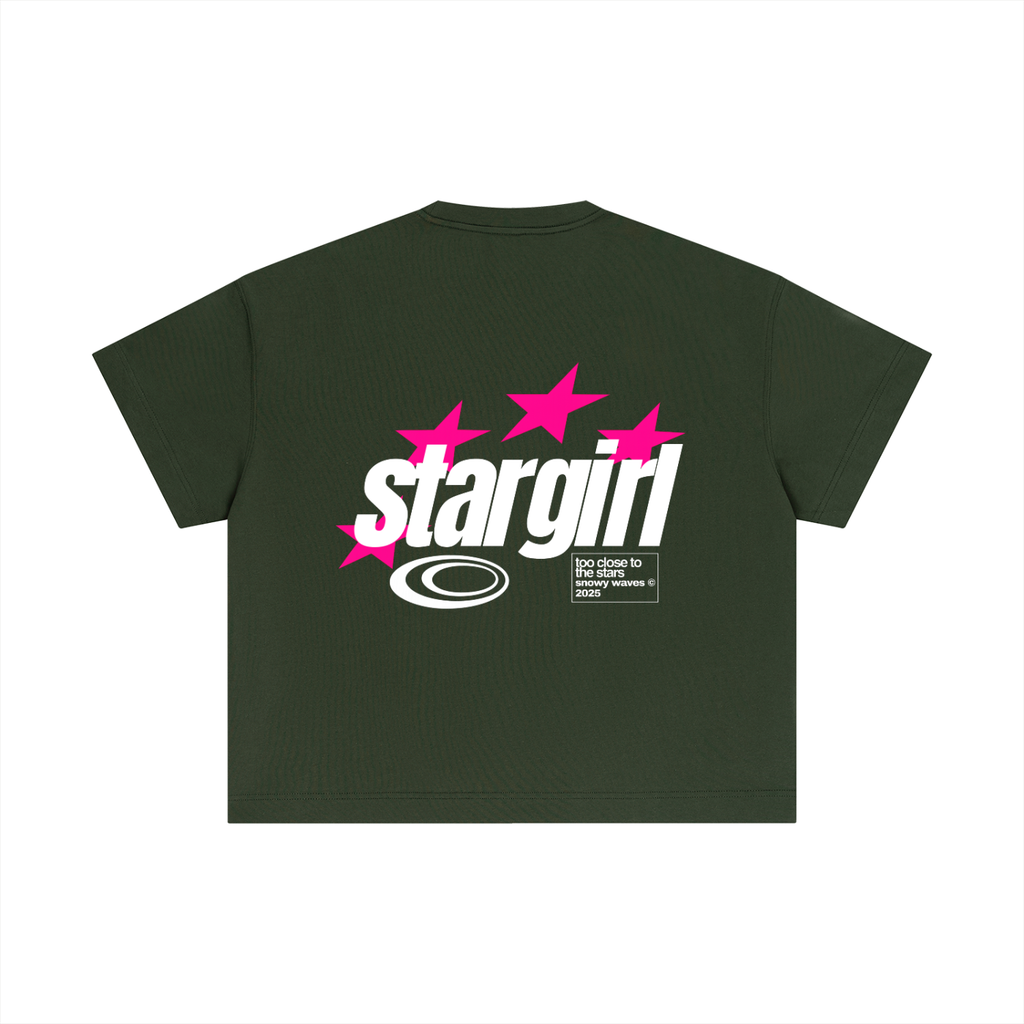Star Girl Cotton Boxy T-Shirt