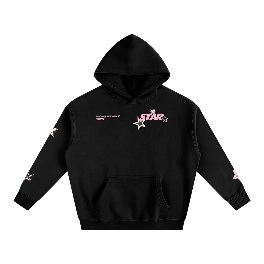 Polka Dot Star Oversize Hoodie