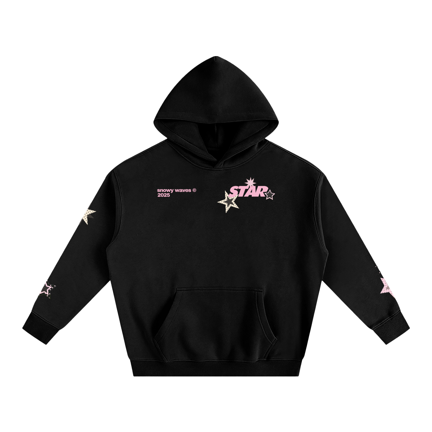 Polka Dot Star Oversize Hoodie