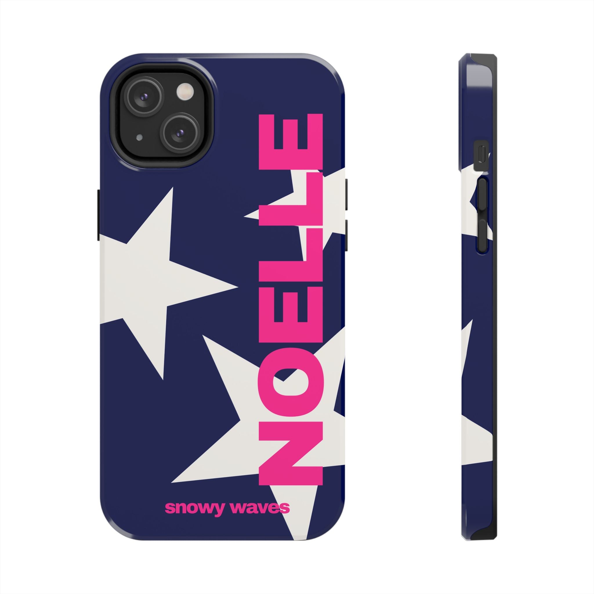 Custom White Stars and Blue Background Phone Case