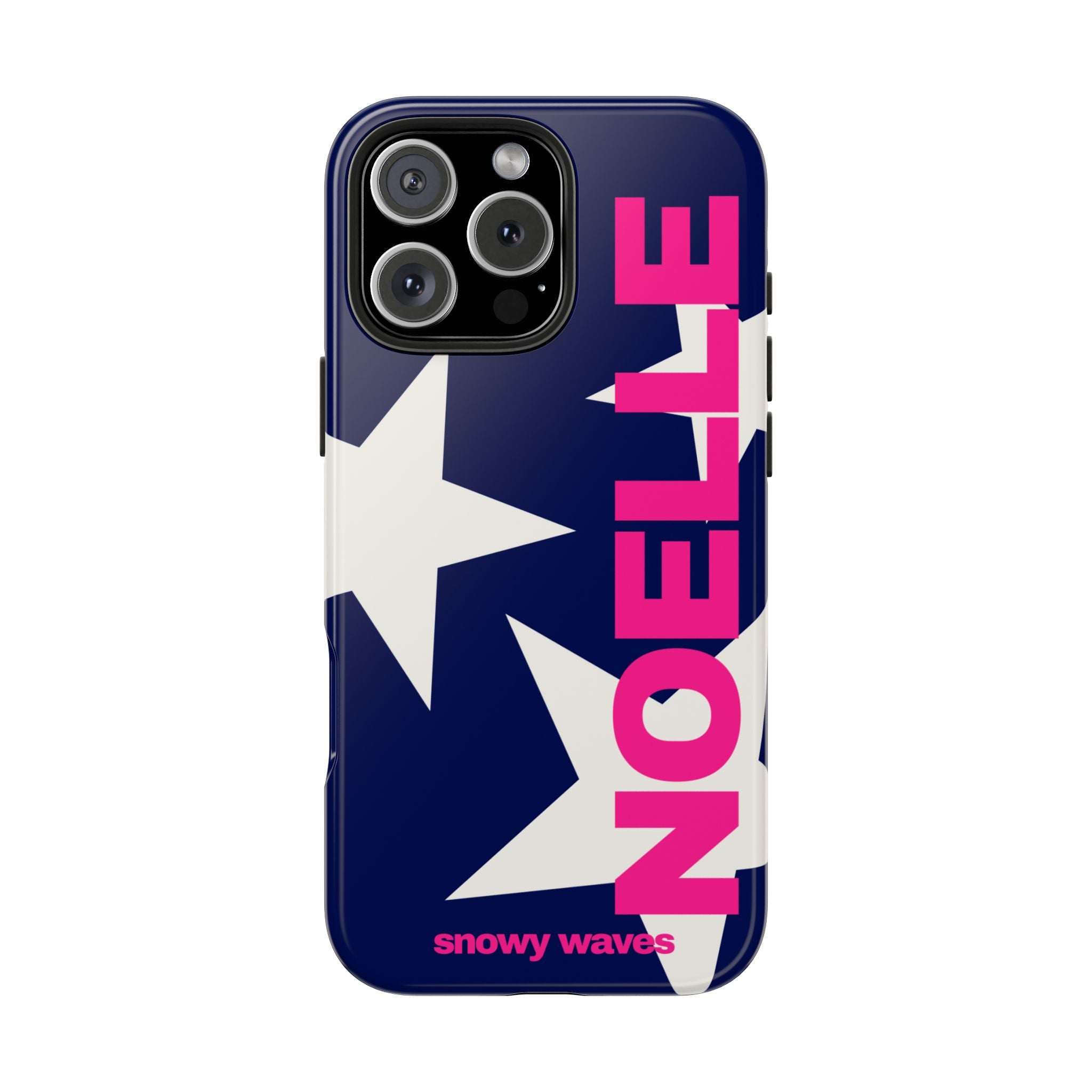 Custom White Stars and Blue Background Phone Case