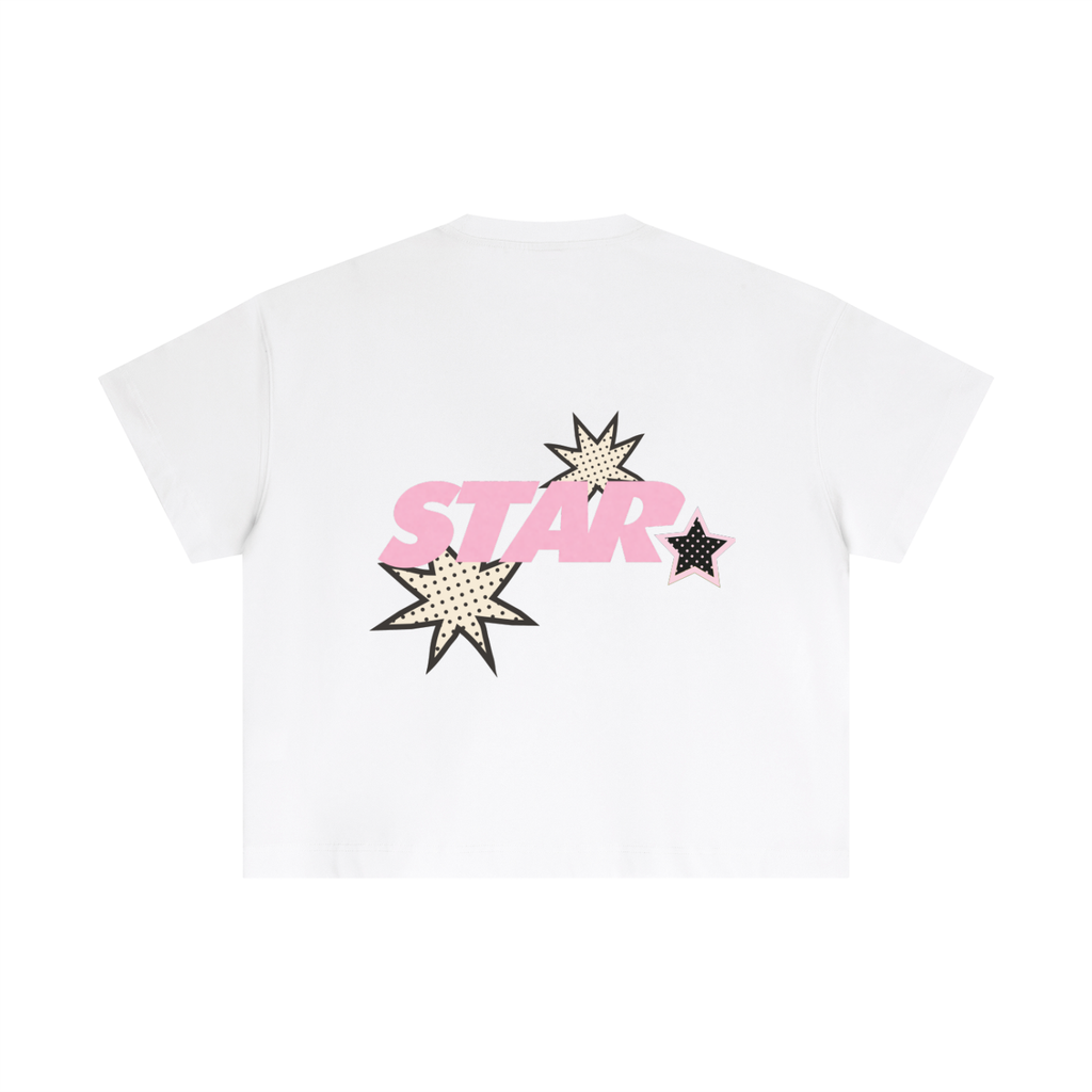 Polka Dot Star Boxy T-shirt