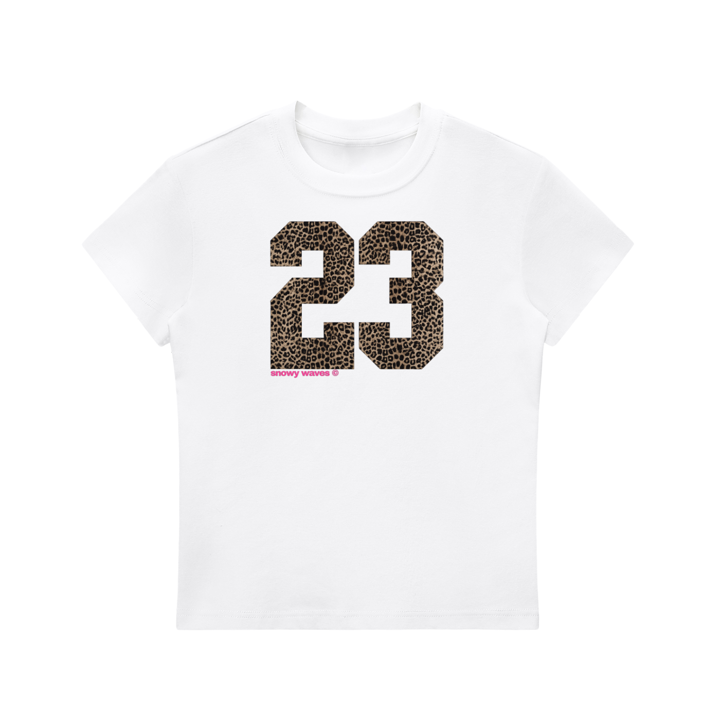 Leopard 23 Baby Tee