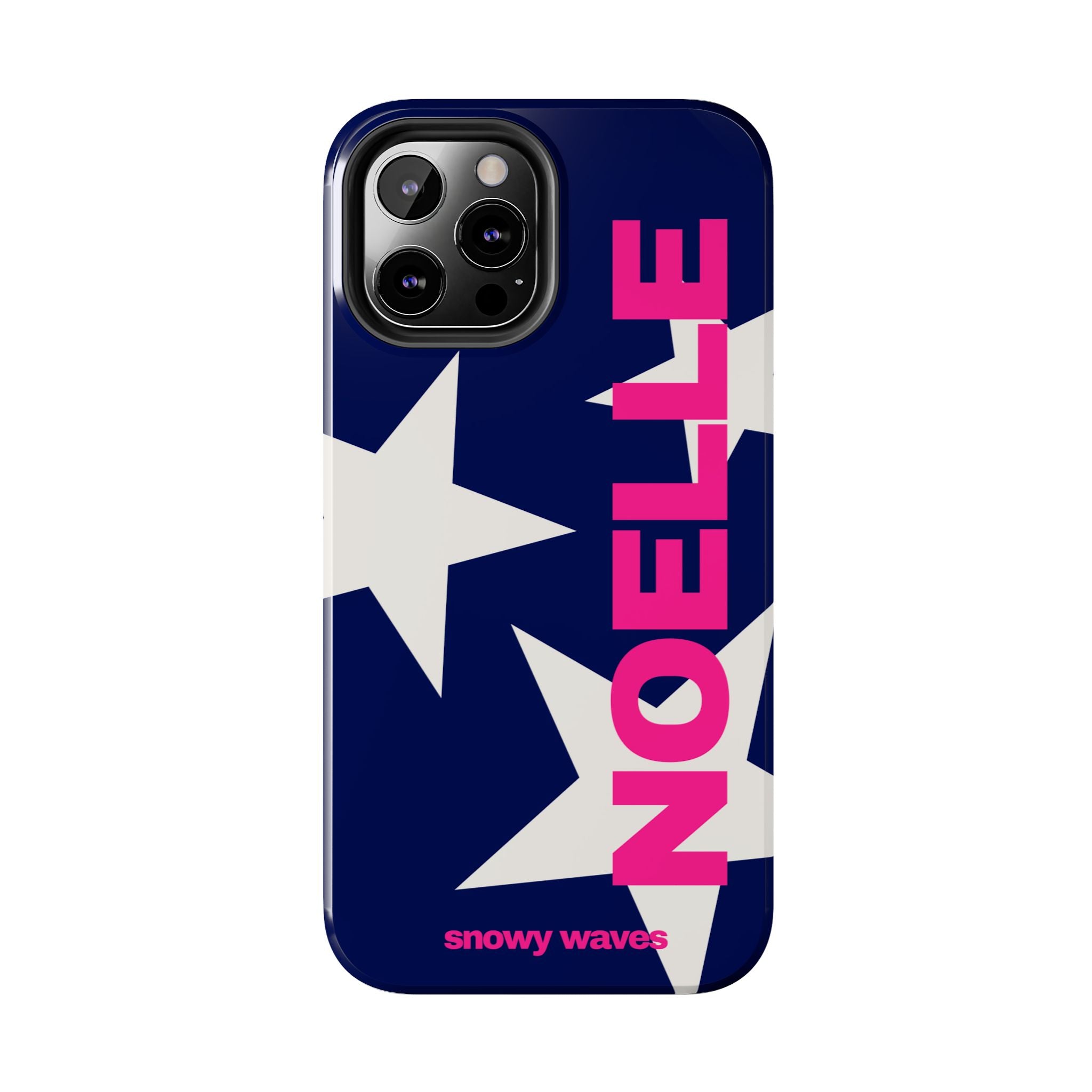 Custom White Stars and Blue Background Phone Case