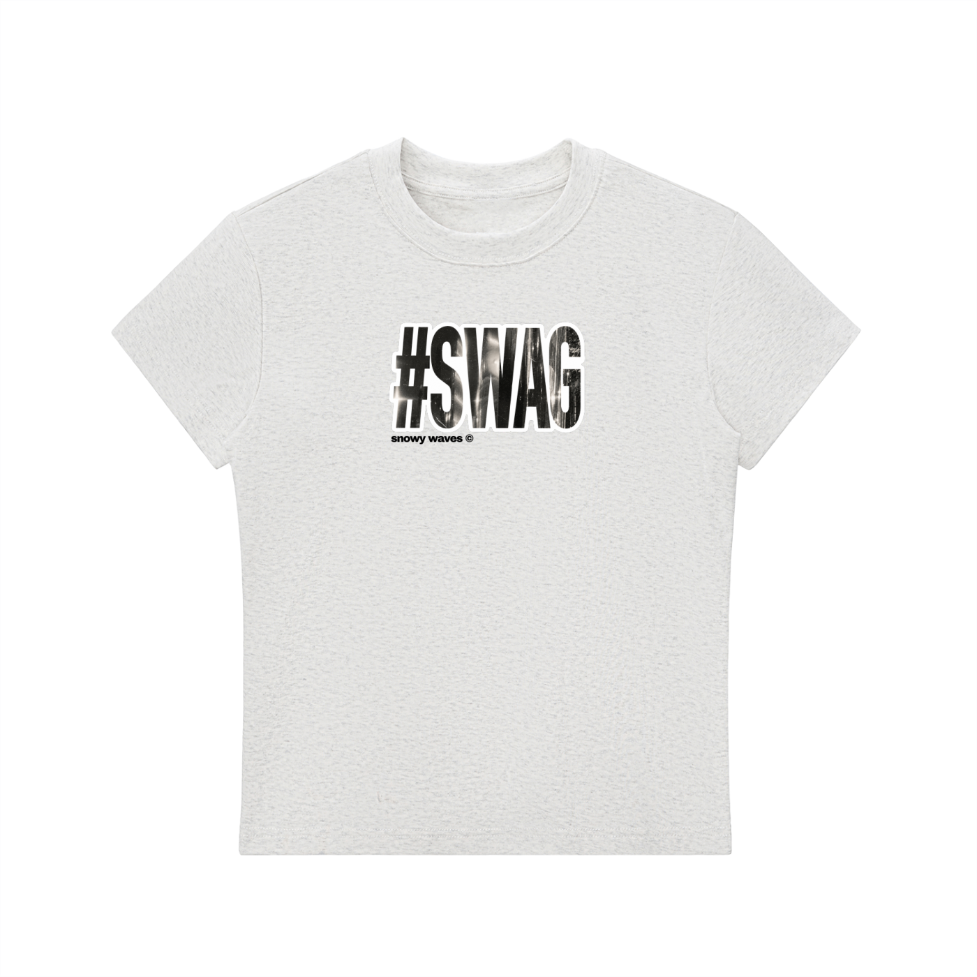Black #SWAG Baby Tee
