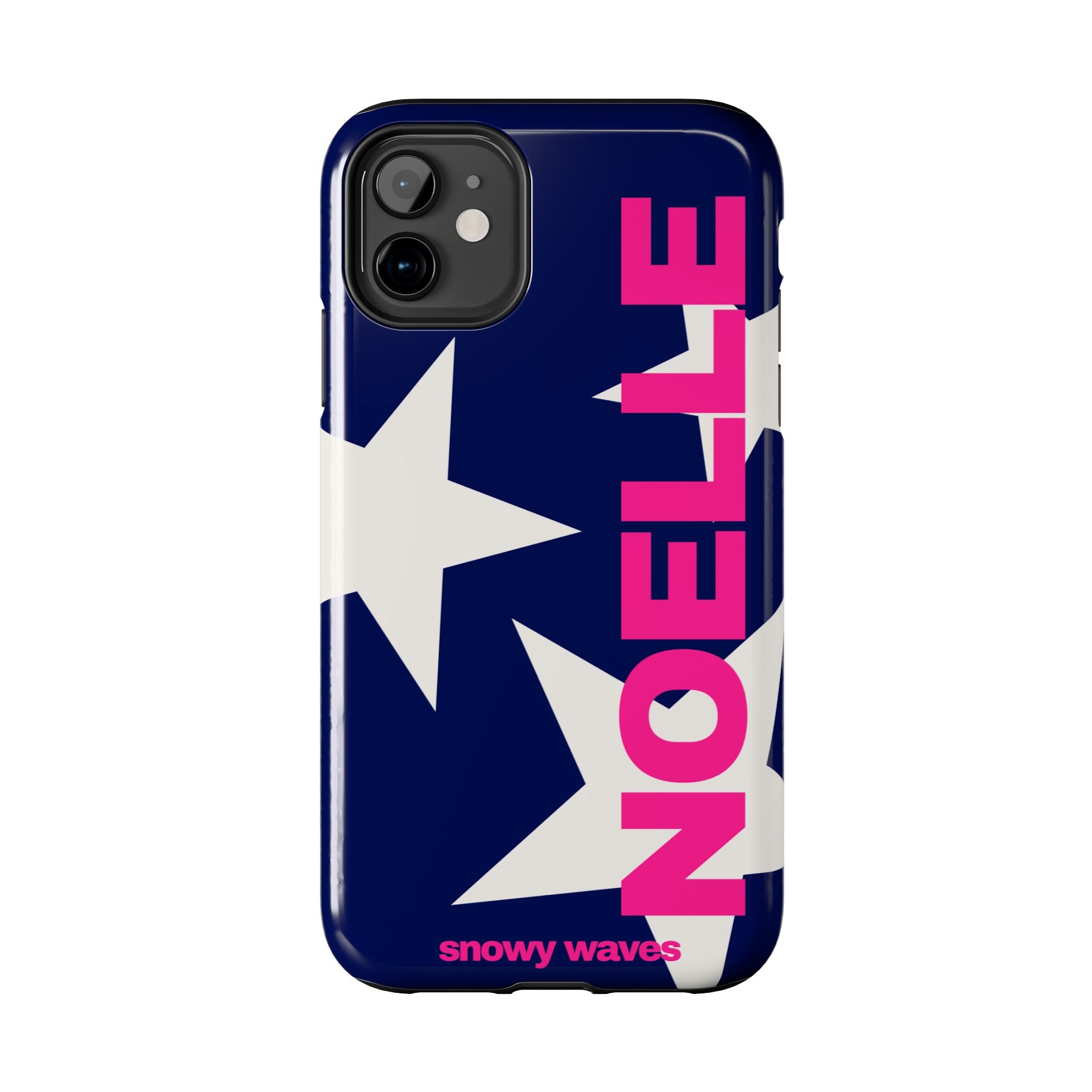 Custom White Stars and Blue Background Phone Case
