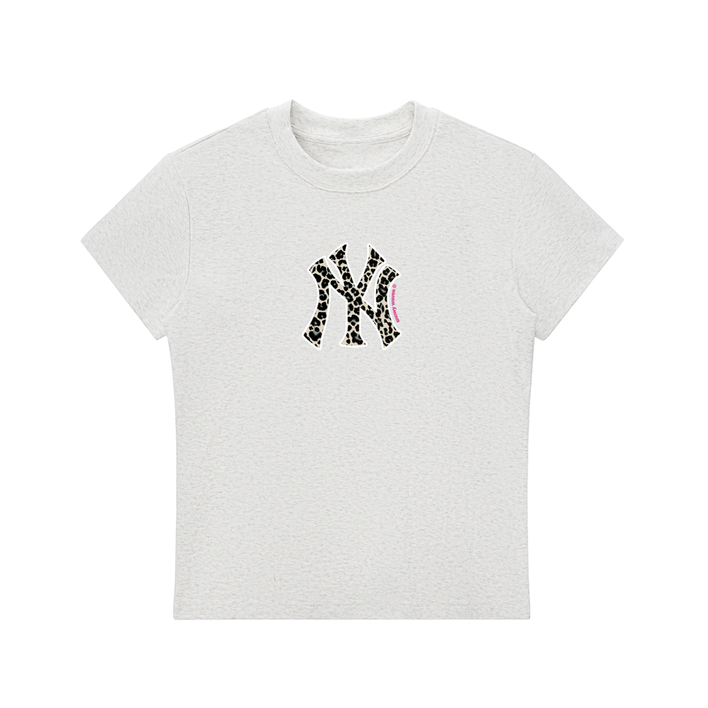 NY Leopard Baby Tee