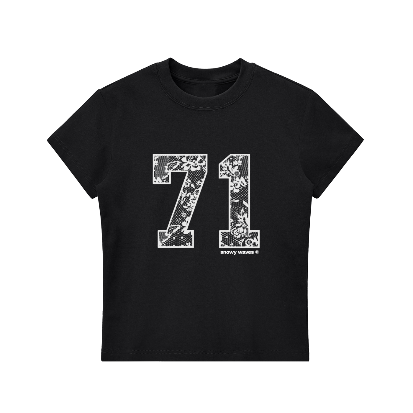Lace 71 Baby Tee