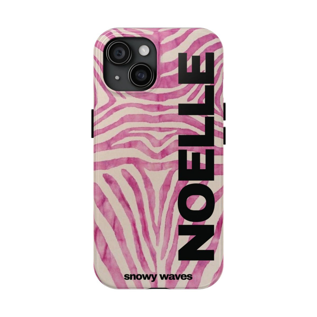 Custom Pink Zebra Phone Case