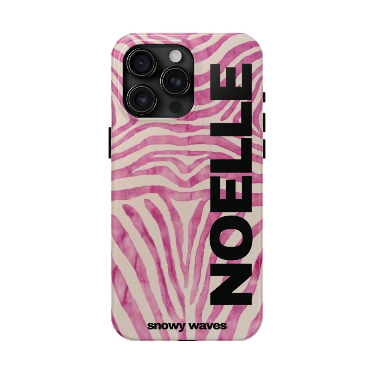 Custom Pink Zebra Phone Case