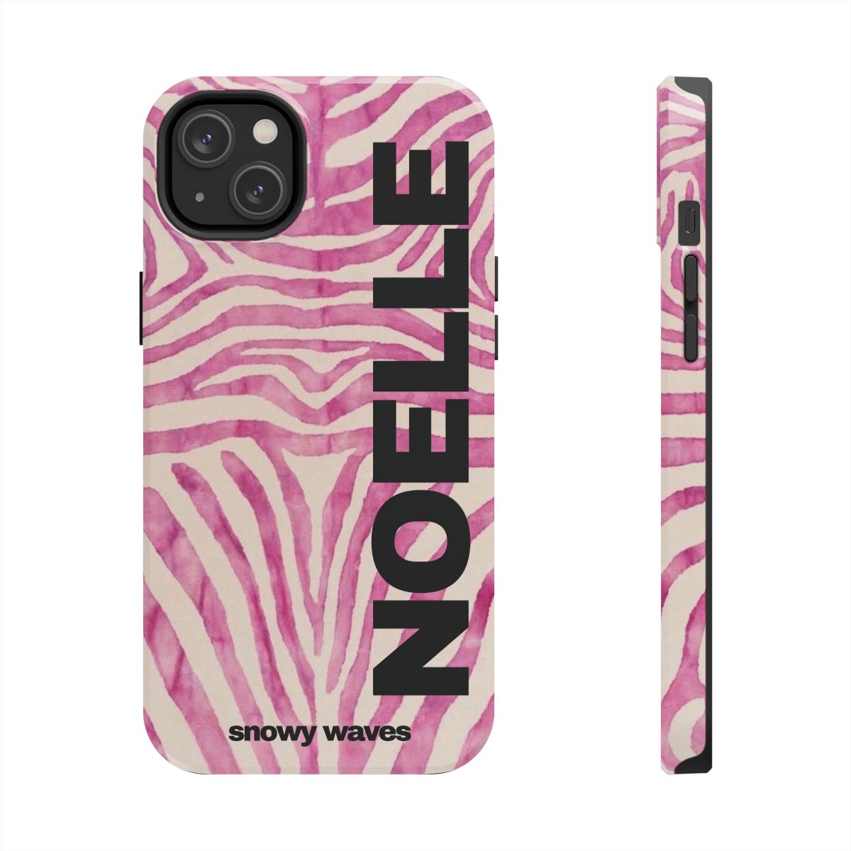 Custom Pink Zebra Phone Case