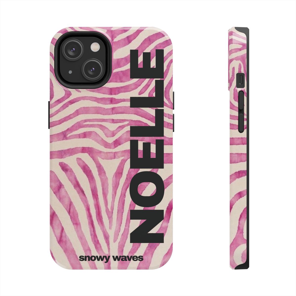 Custom Pink Zebra Phone Case