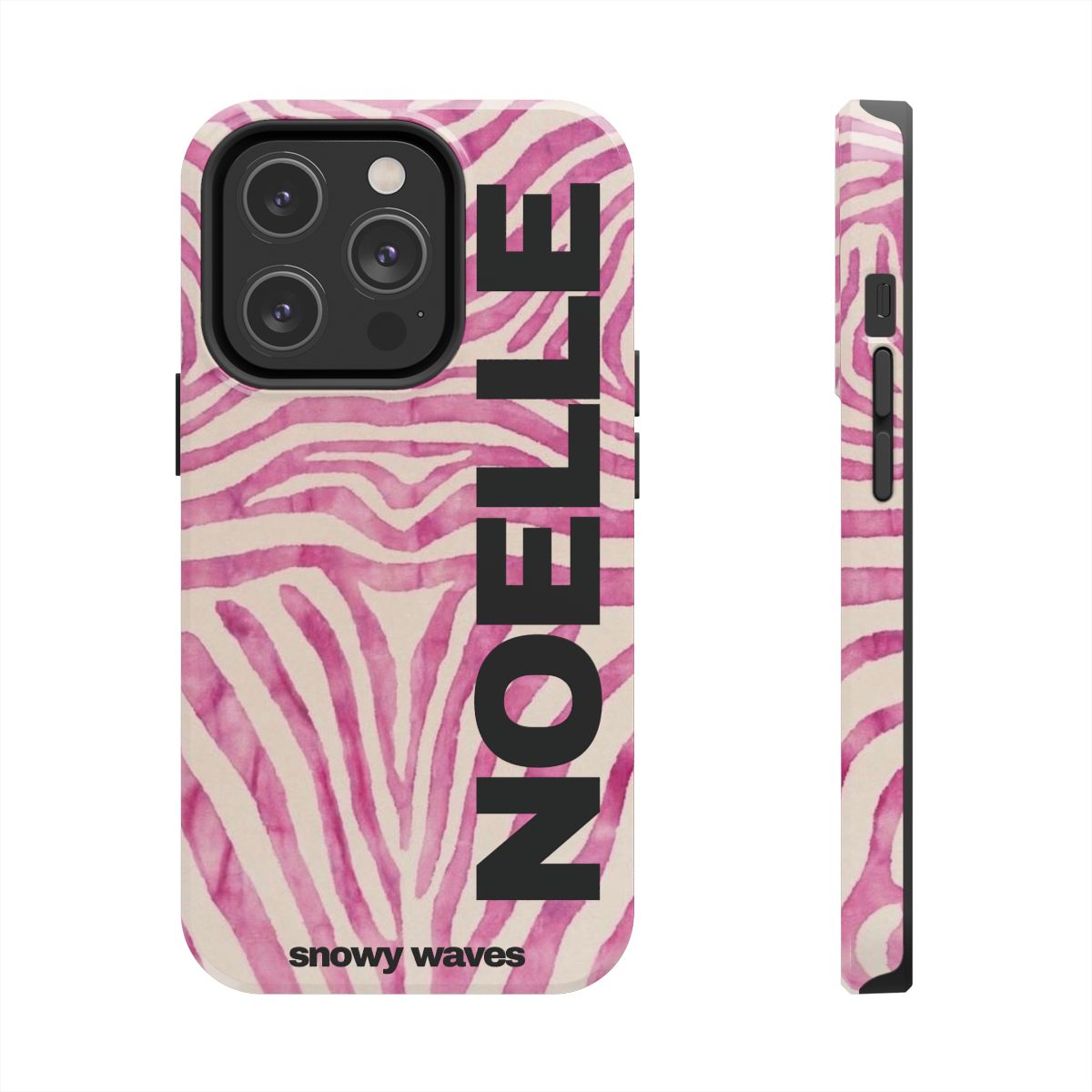 Custom Pink Zebra Phone Case