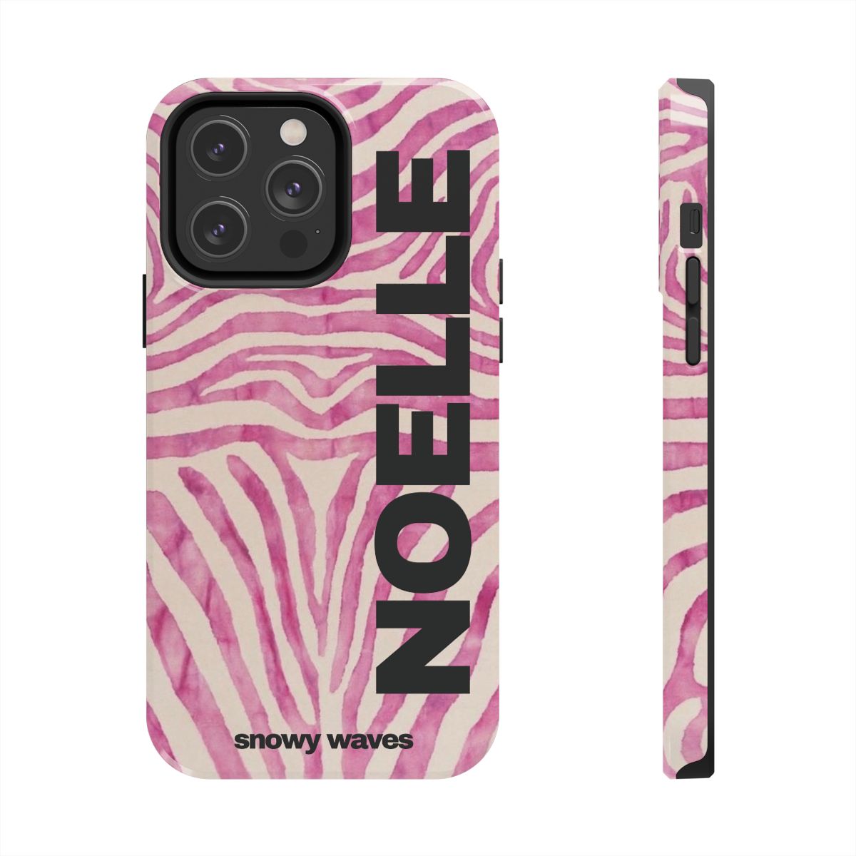 Custom Pink Zebra Phone Case