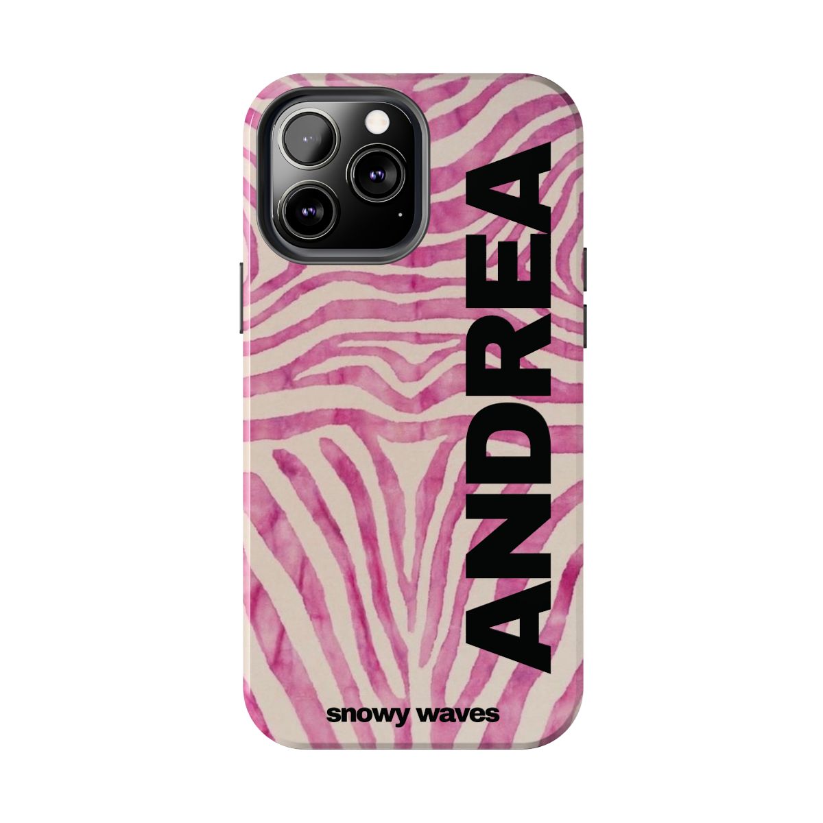 Custom Pink Zebra Phone Case