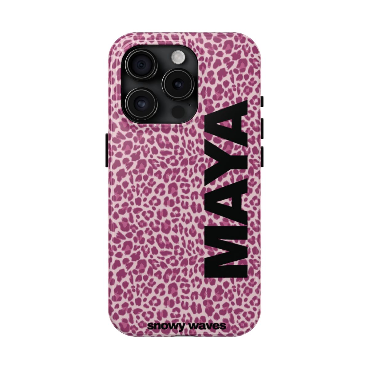 Custom Pink Leopard Phone Case