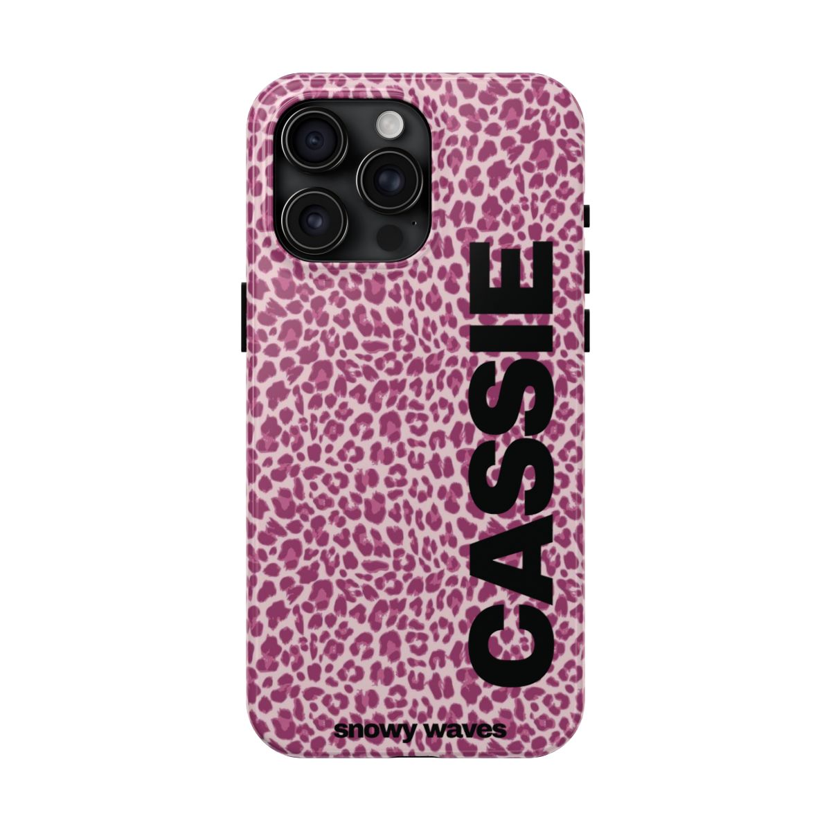 Custom Pink Leopard Phone Case