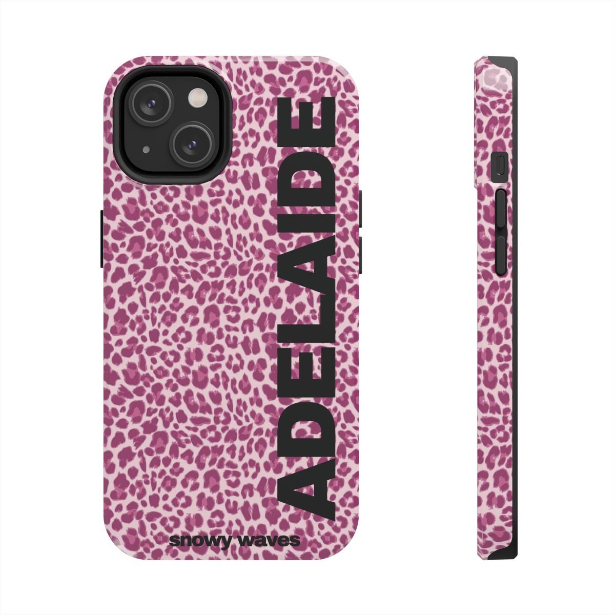 Custom Pink Leopard Phone Case