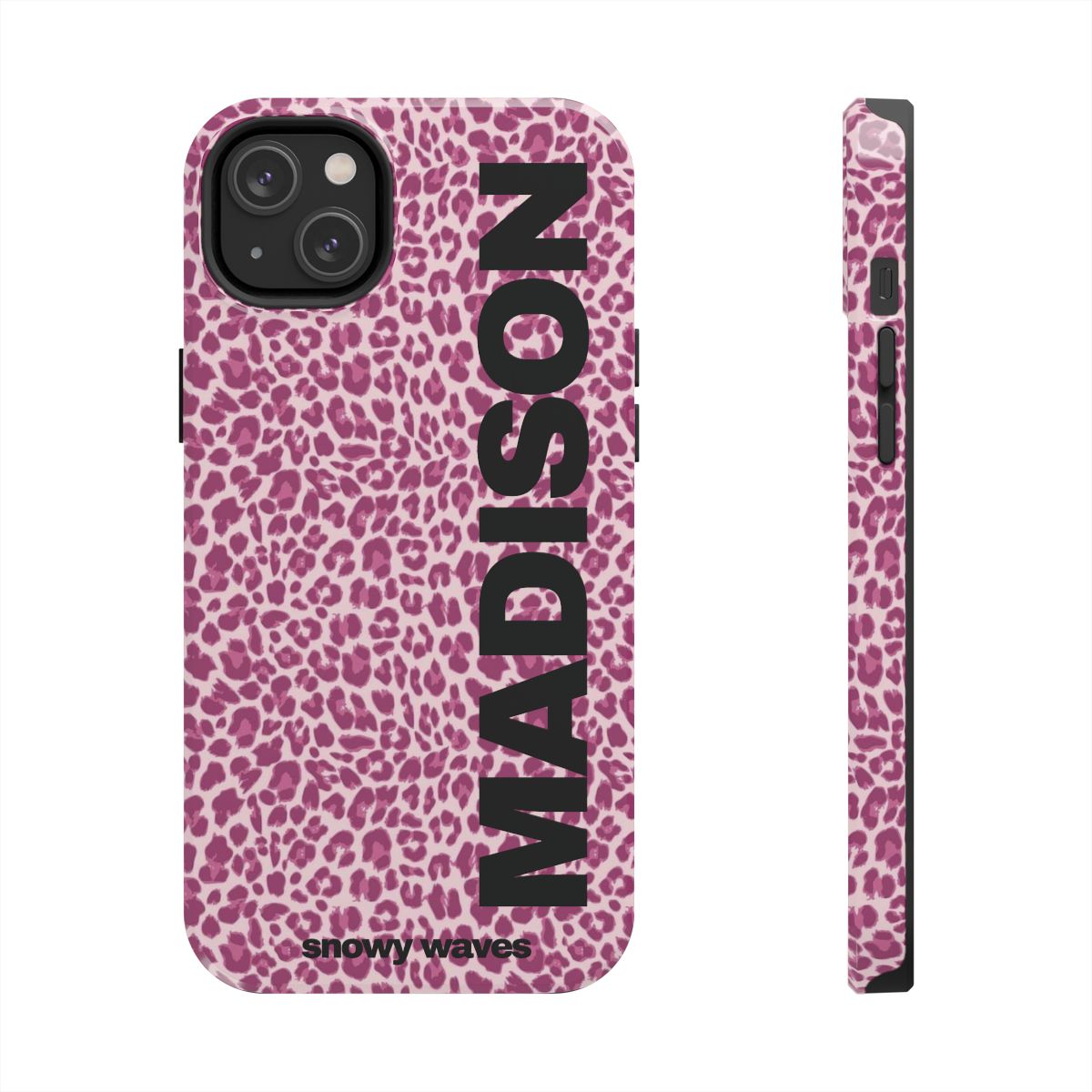 Custom Pink Leopard Phone Case