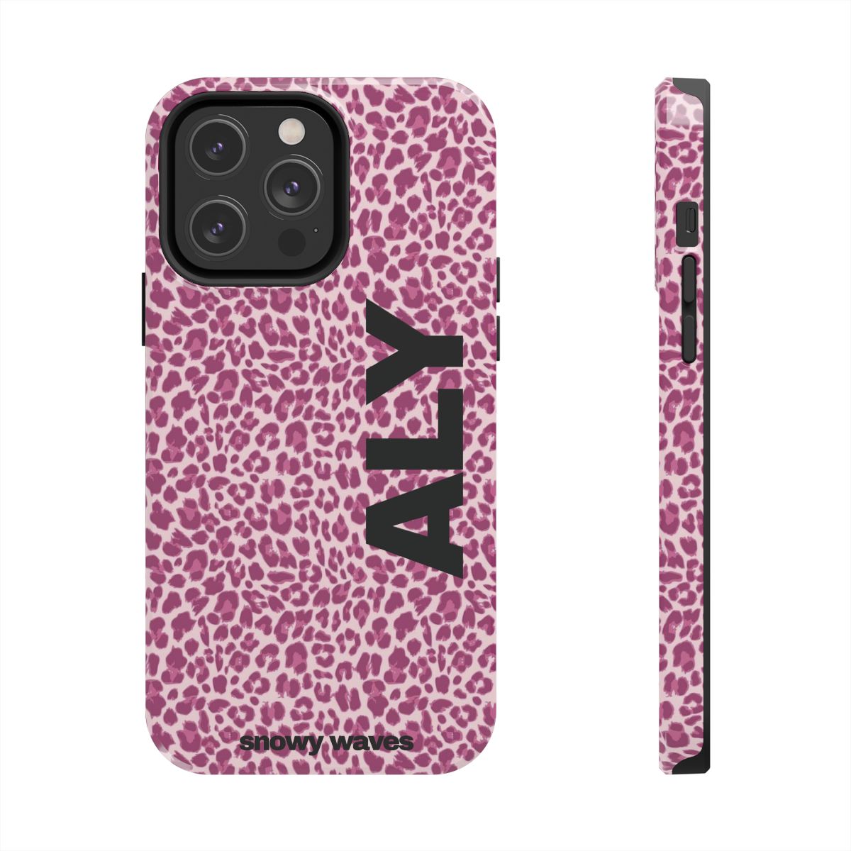 Custom Pink Leopard Phone Case
