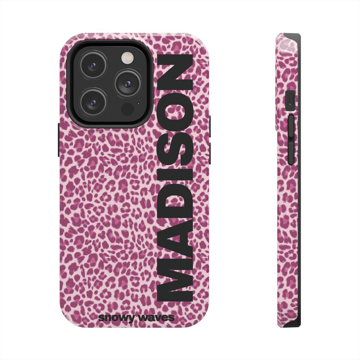 Custom Pink Leopard Phone Case