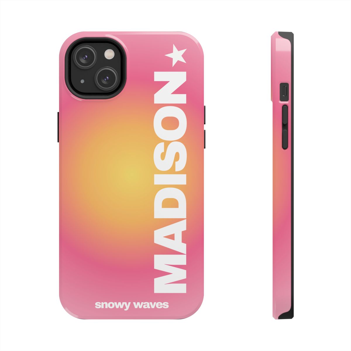 Custom Pink Aura Phone Case