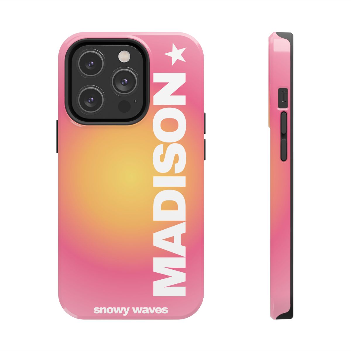 Custom Pink Aura Phone Case