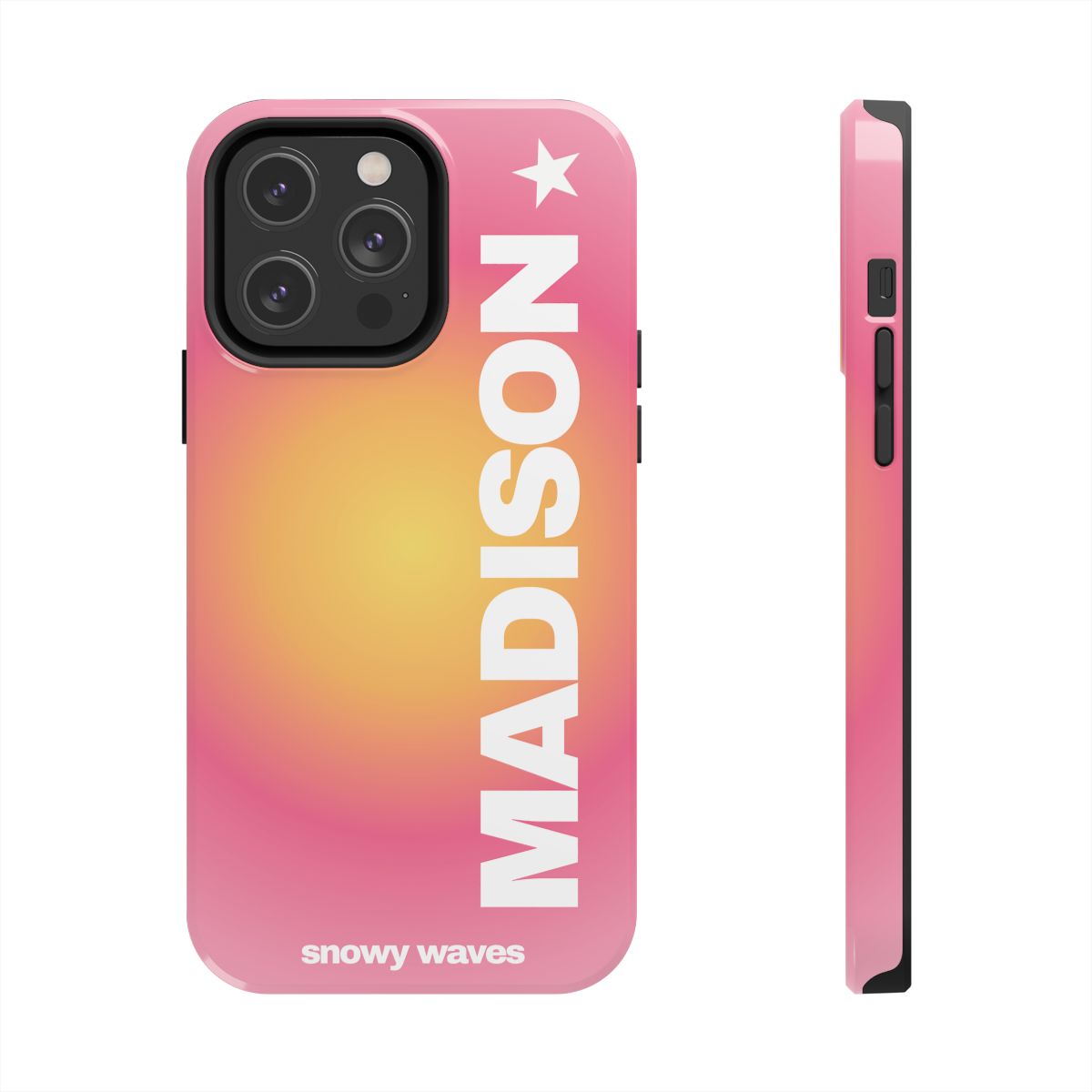 Custom Pink Aura Phone Case