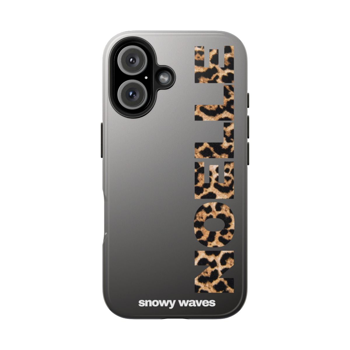 Custom Leopard Name Phone Case