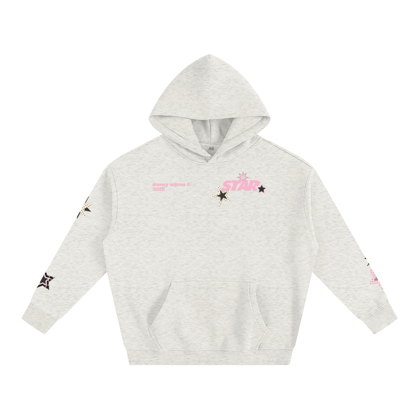 Polka Dot Star Oversize Hoodie