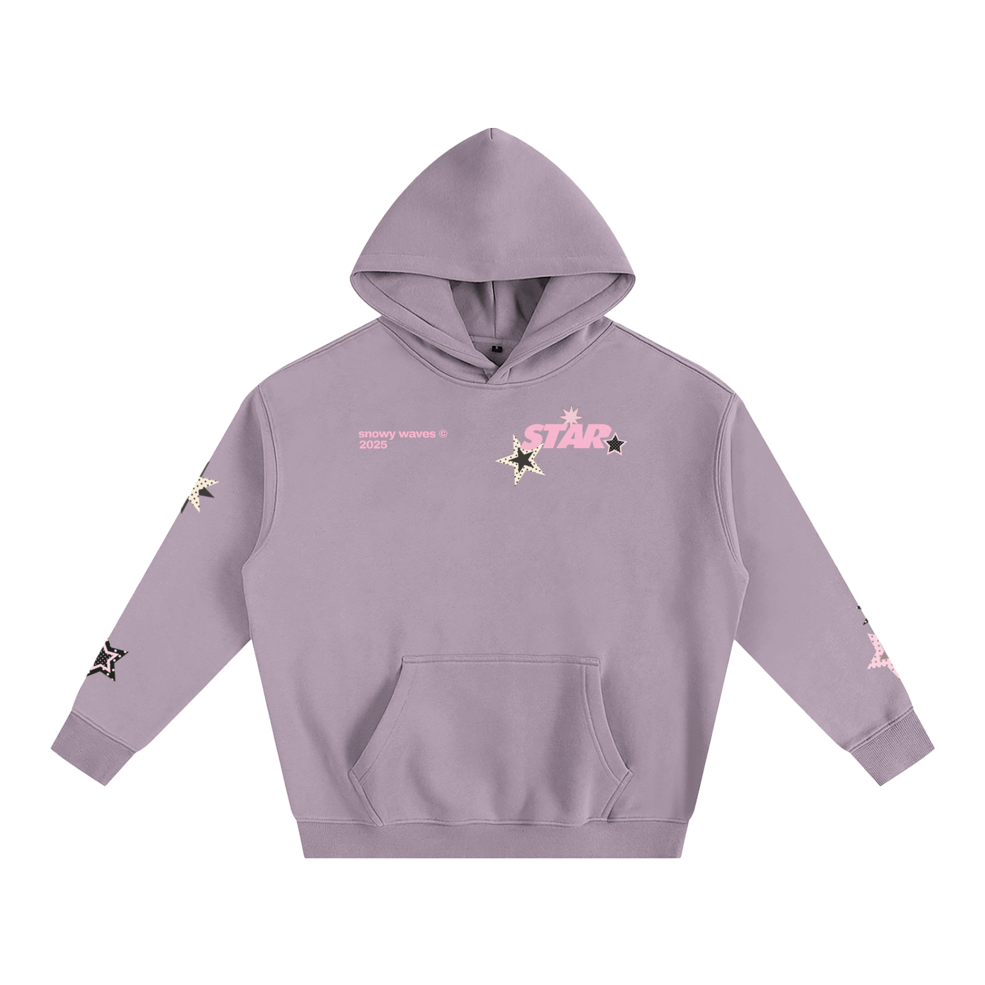 Polka Dot Star Oversize Hoodie