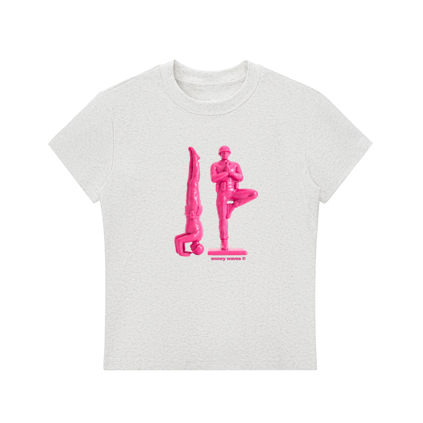 Pink Army Baby Tee