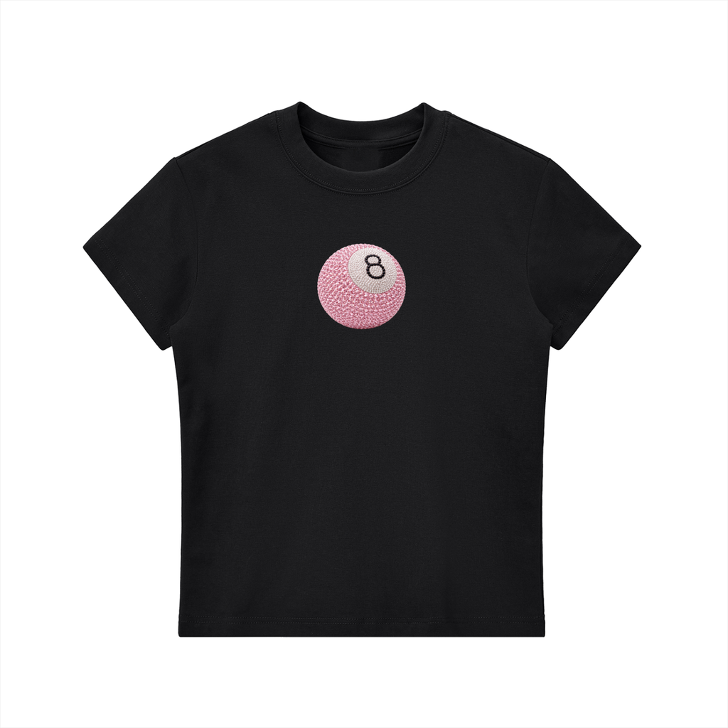 Pink Billiard Ball Baby Tee