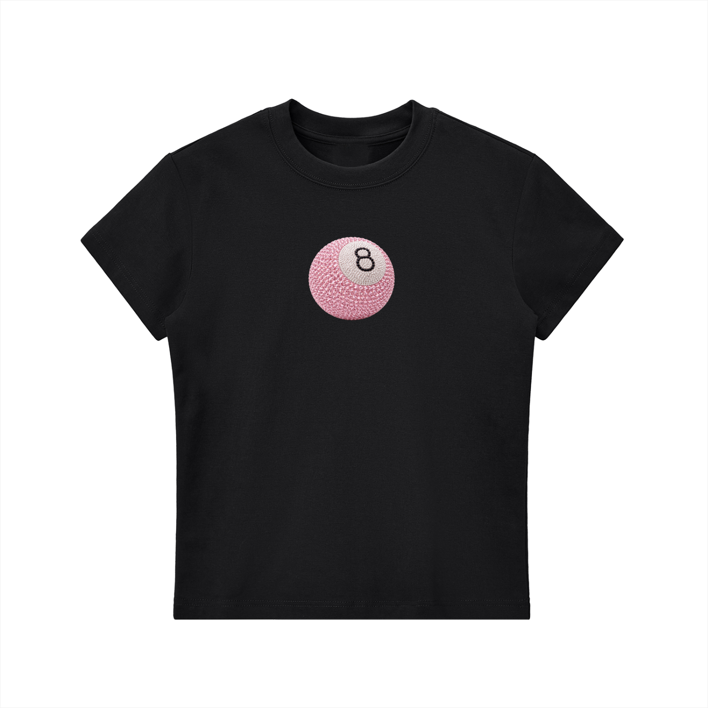 Pink Billiard Ball Baby Tee