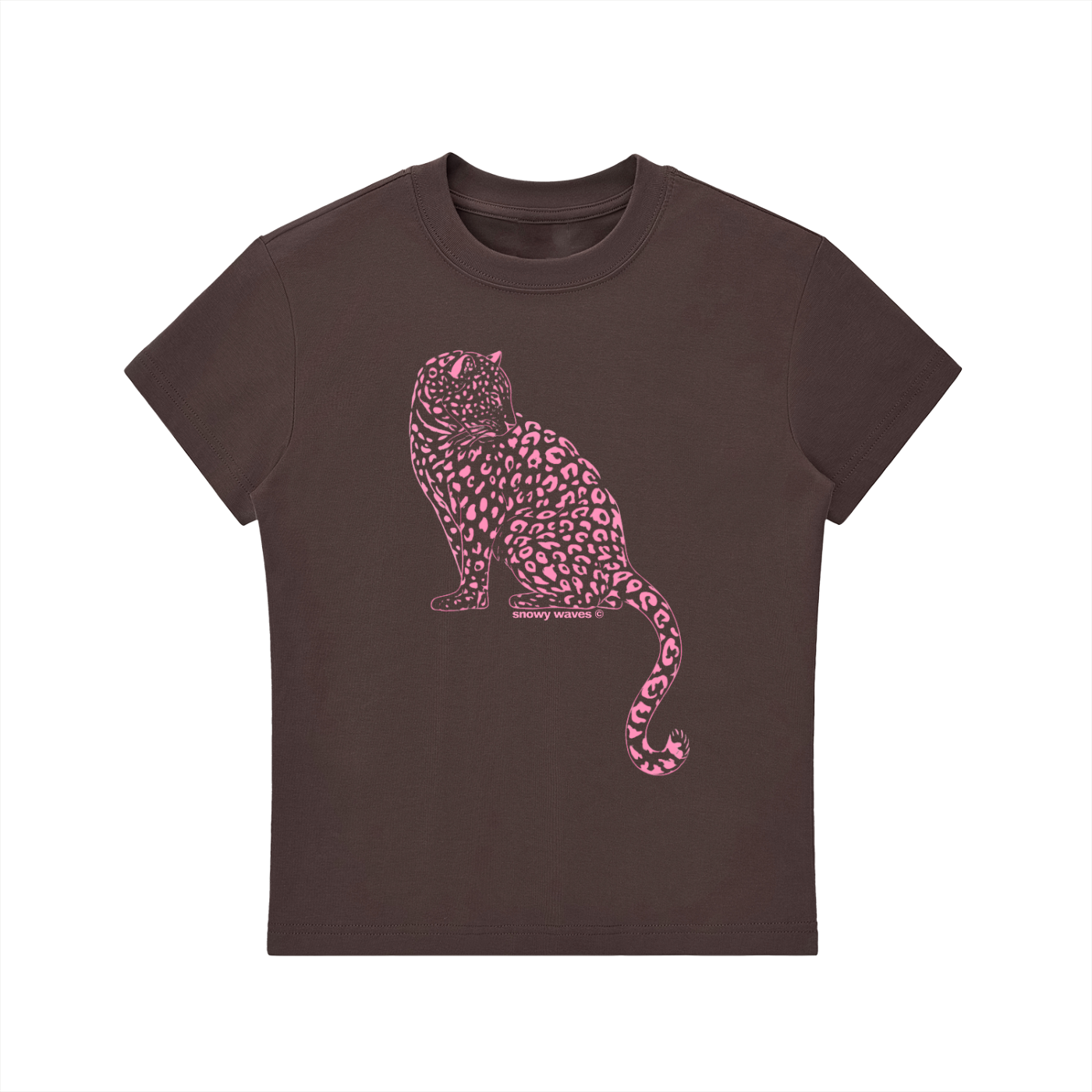 Pink Leopard Baby Tee
