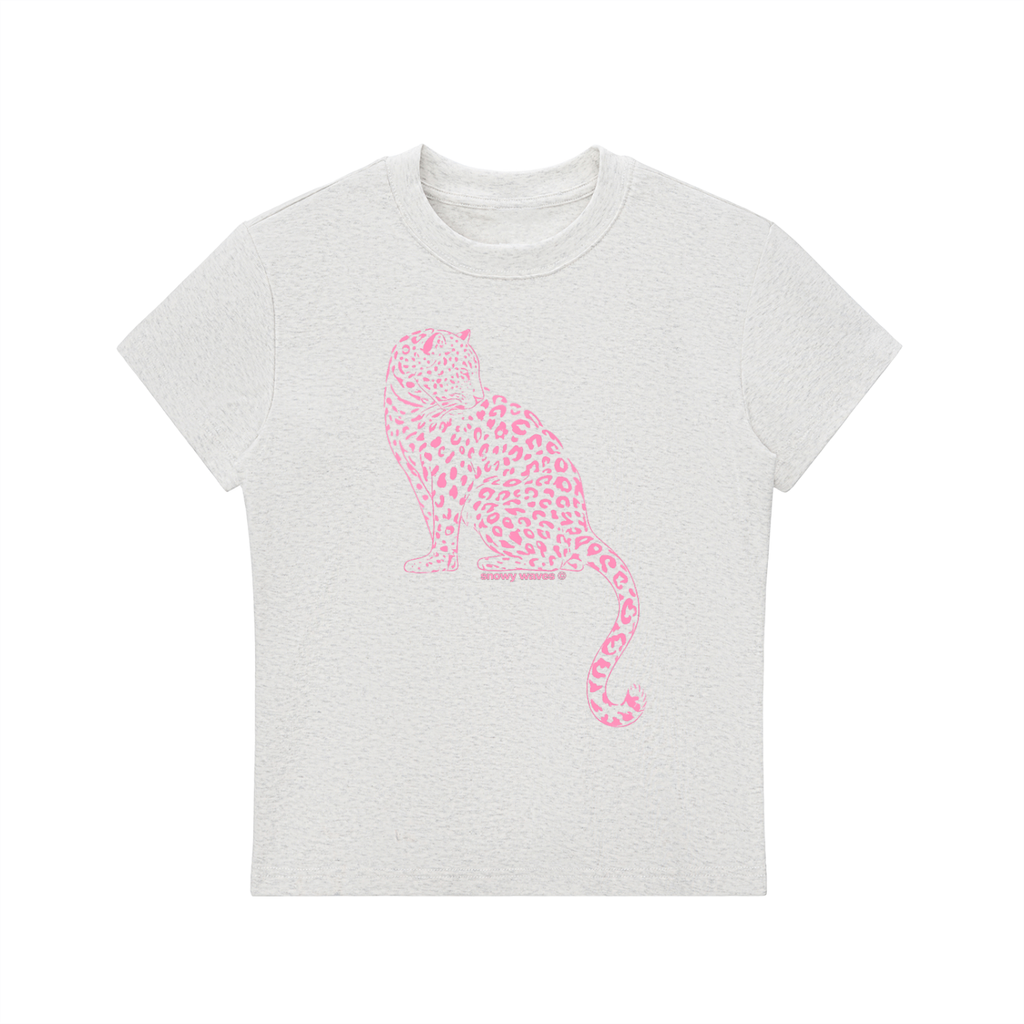 Pink Leopard Baby Tee