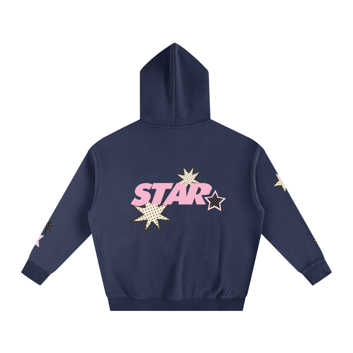 Polka Dot Star Oversize Hoodie