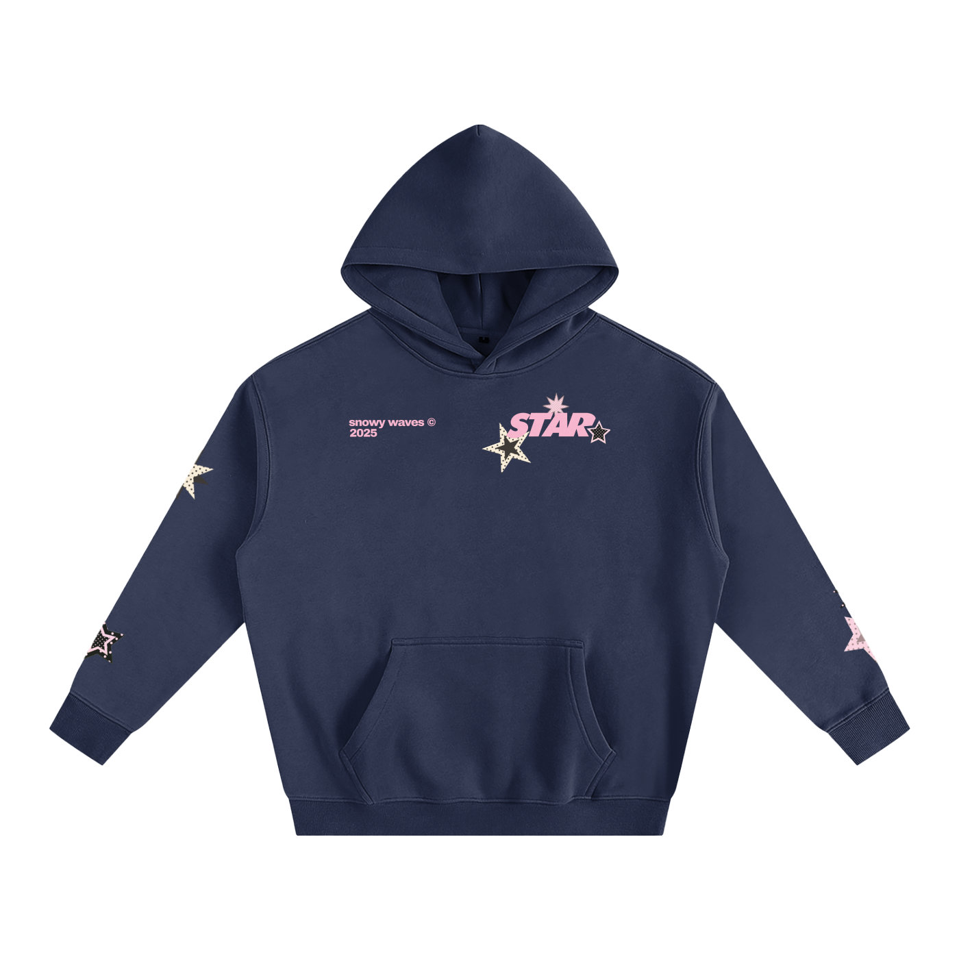 Polka Dot Star Oversize Hoodie
